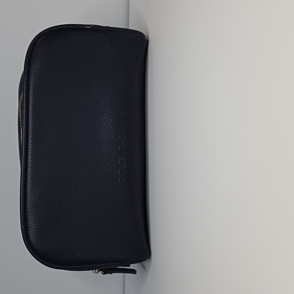 Dolce & Gabbana Beauty Midnight Navy Blue Toiletry Bag Makeup Travel Case